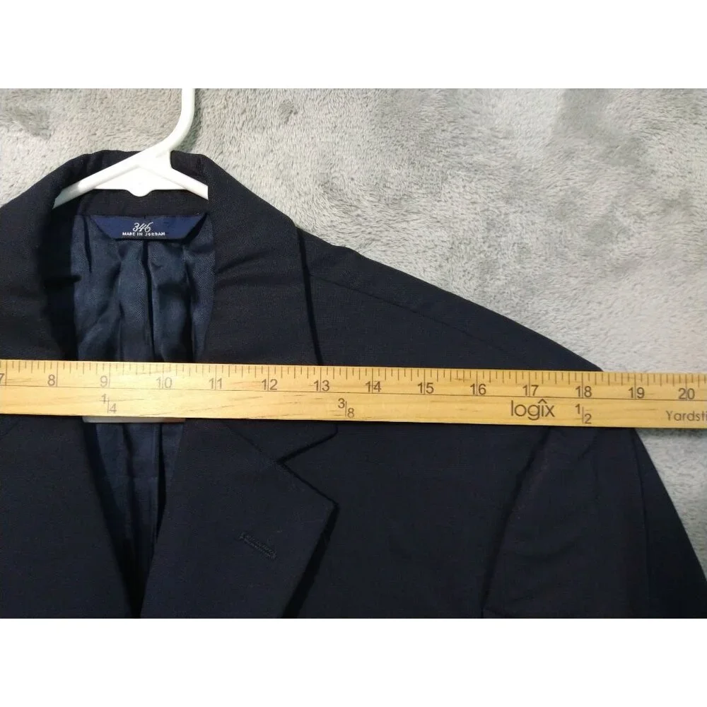 Brooks Brothers Blazer Mens 42R Blue Wool Sport Coat Stretch Suit Jacket 346